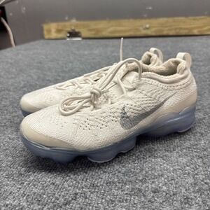 Nike Womens Air Vapormax 2023 Flyknit Shoes Size 8W/6.5M Phantom White